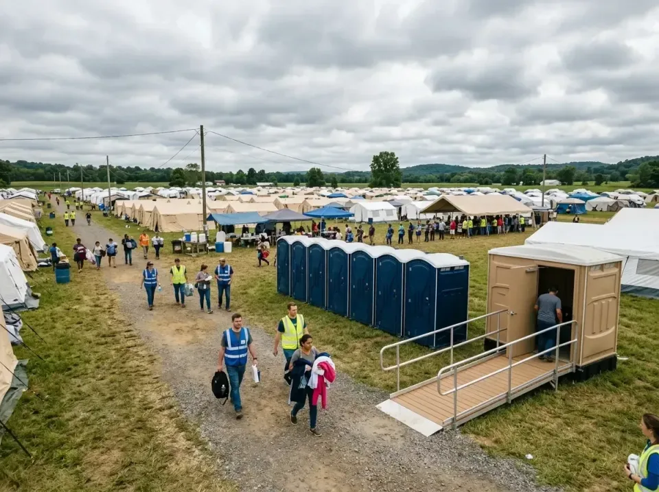disaster-relief-camp-restrooms-010 — frequently asked questions, Dumpster & Portable Bathrooms Rental in Pea Ridge, AR